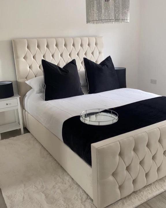 Natalia Button Bed Frame - Bed Company Ireland