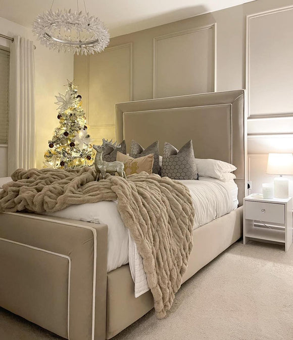 The Isabella Bed Light Cream